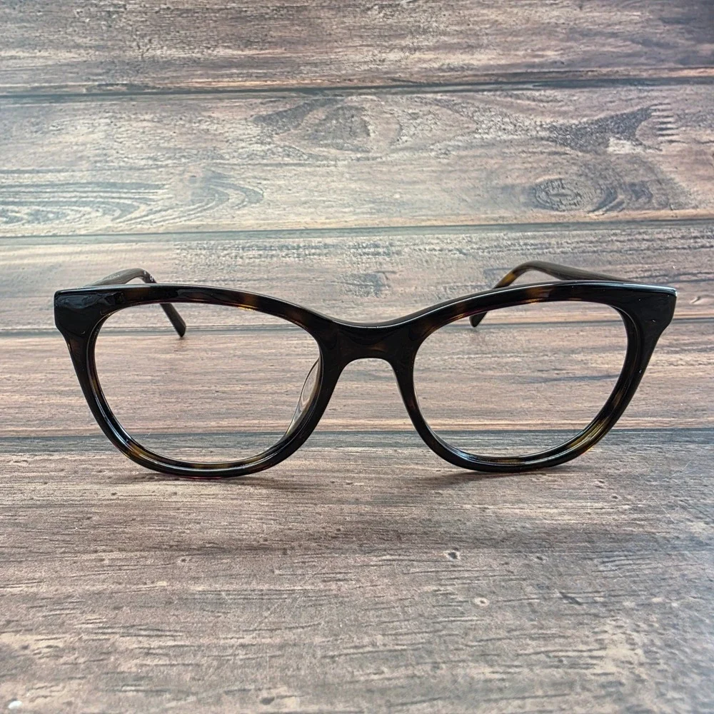 DKNY DK502S 237 Dark Tortoise Cat Eye‎ Eyeglasses Frames 53-19-135 Gold Logo